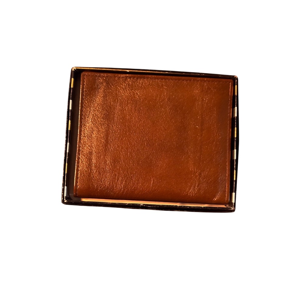 Tex Tan Leather Wallet Bifold Brown Men's‎ Wallet New In Box